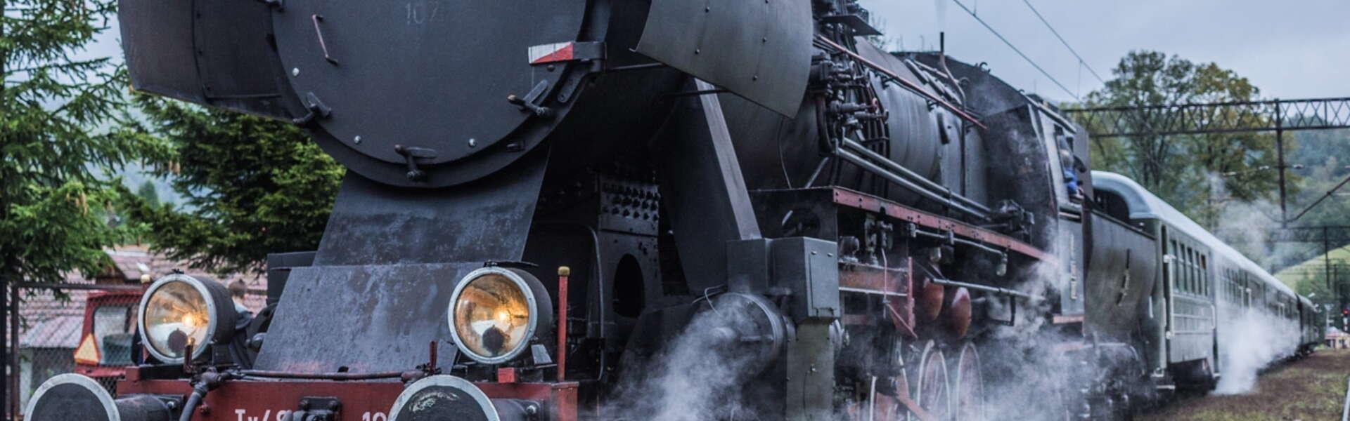 Zabytkowa lokomotywa parowa