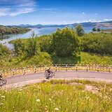 Image: Cycling route around Lake Czorsztyn