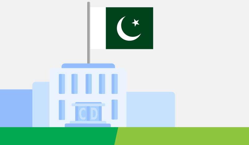 Budynek Konsulatu, Flaga Islamskiej Republiki Pakistanu